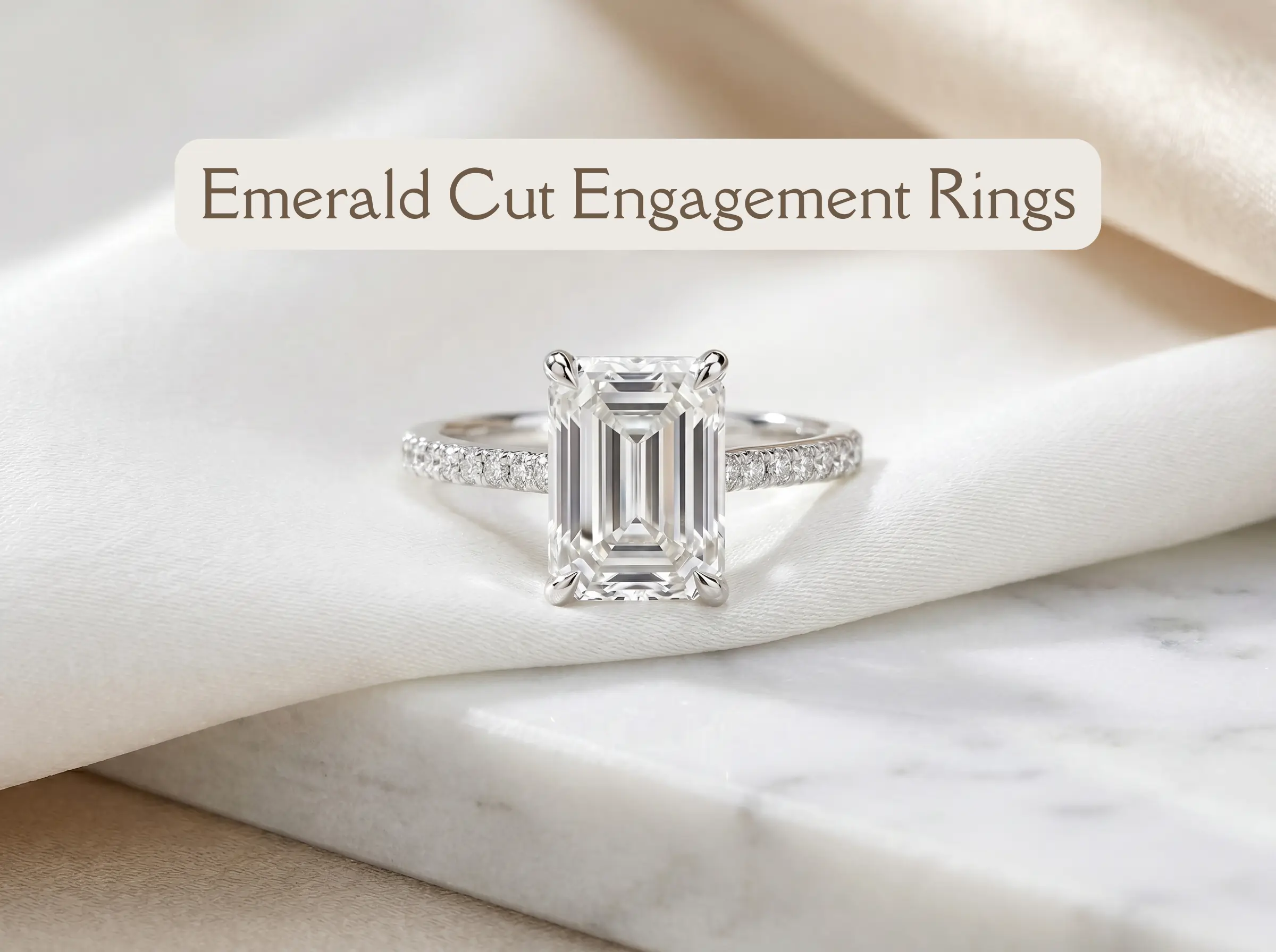 Emerald Cut Engagement Rings: Guide, Tips & Buying