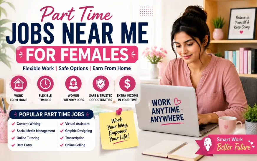 Part Time Jobs Near Me for Females | Work from HomePK