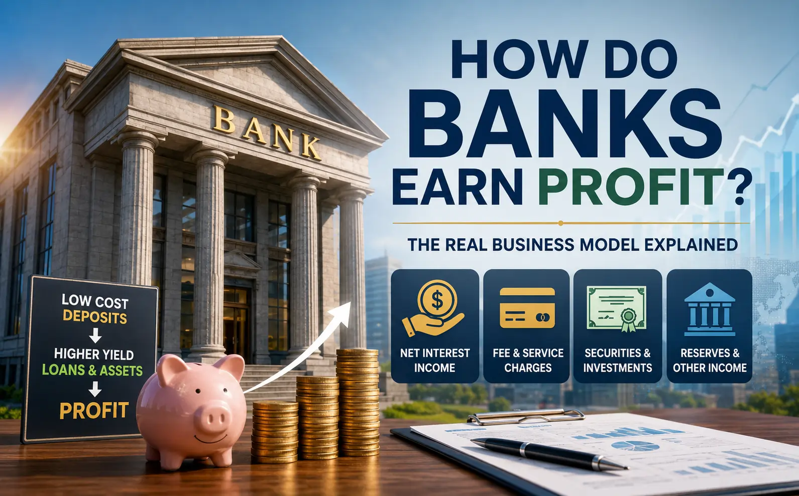 how do banks earn profit