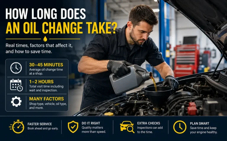How Long Does an Oil Change Take? Real Times & Delays