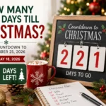 how many more days till christmas​