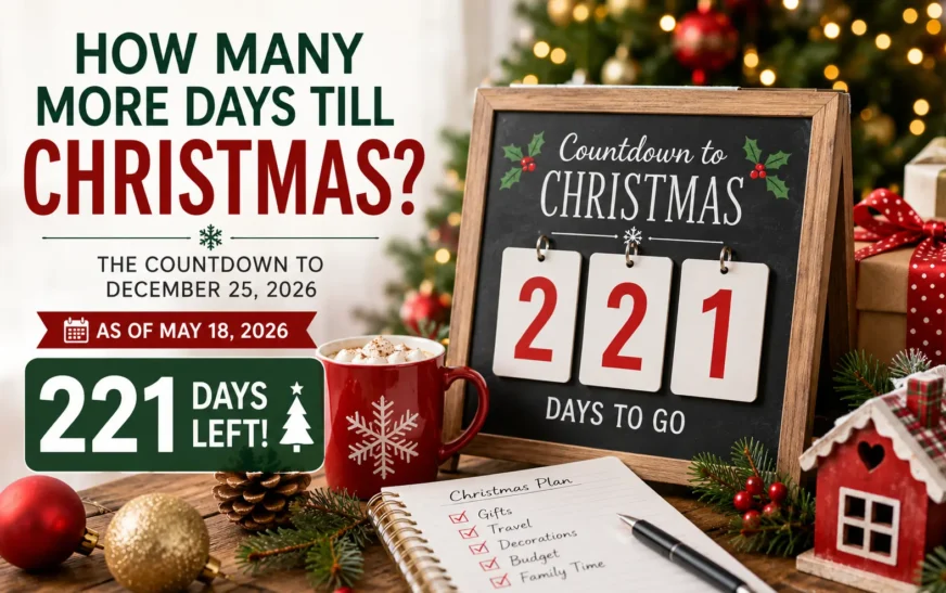 how many more days till christmas​