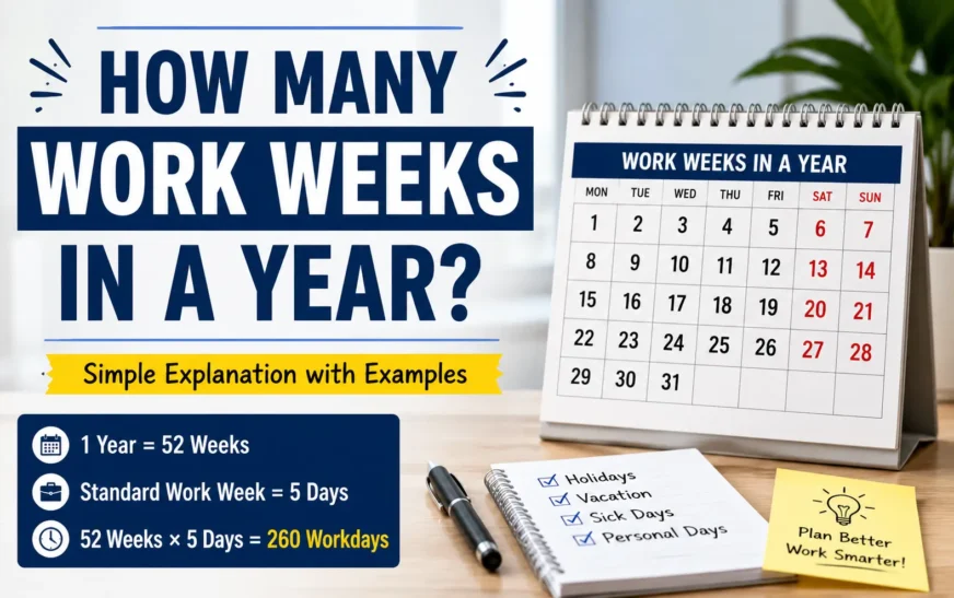 how many work weeks in a year