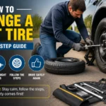 how to change a flat tire
