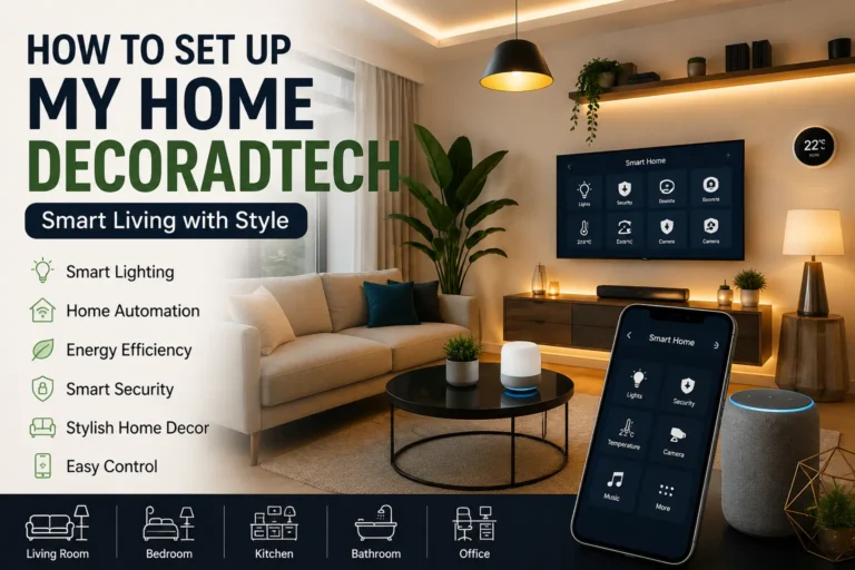 how to set up my home decoradtech