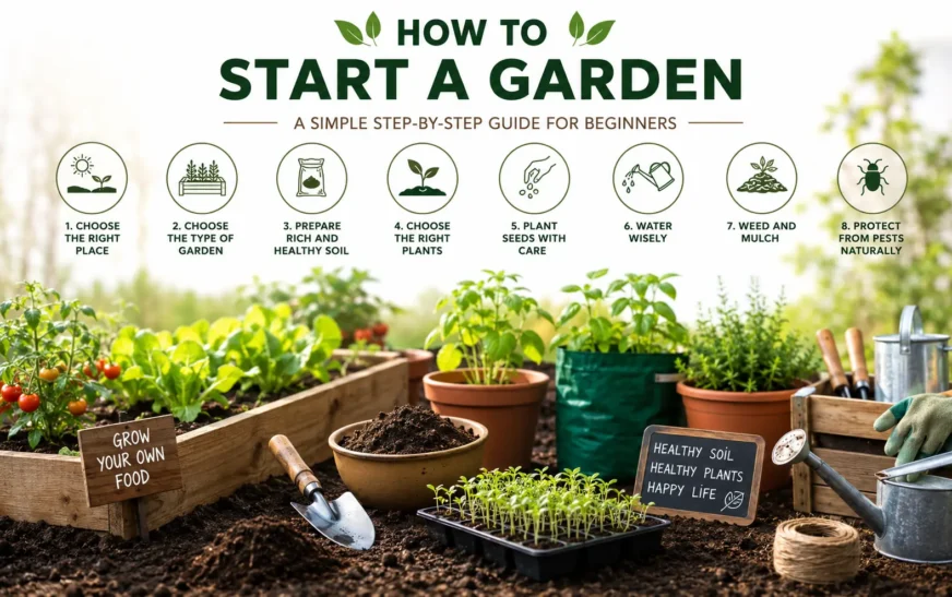 how to start a garden