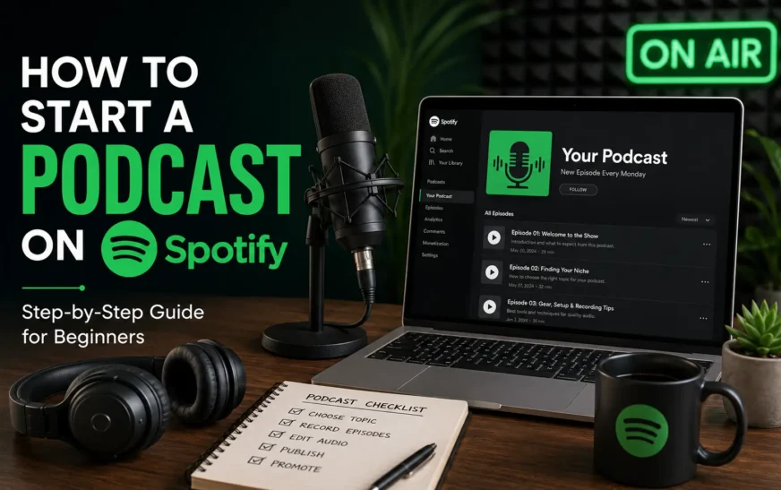 how to start a podcast on spotify