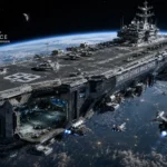space force orbital warship carrier​