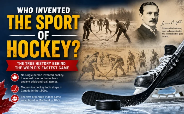 who invented the sport of hockey​
