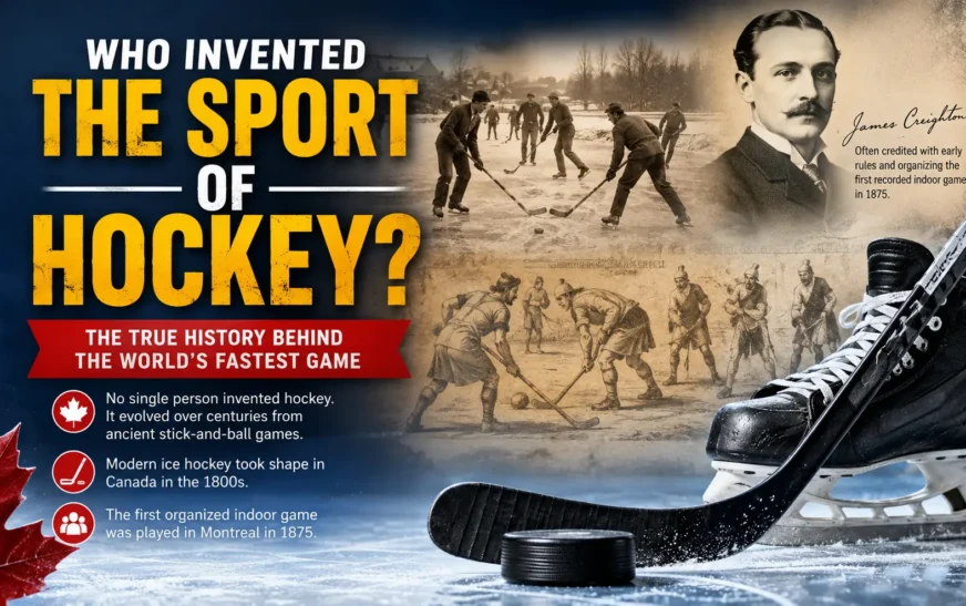 who invented the sport of hockey​